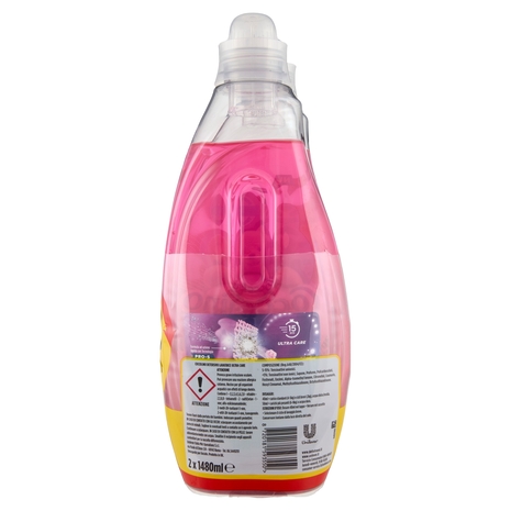 Coccolino Wonder Wash Detersivo Ultra Care 2 x 37 Lavaggi 2 x 1480 ml